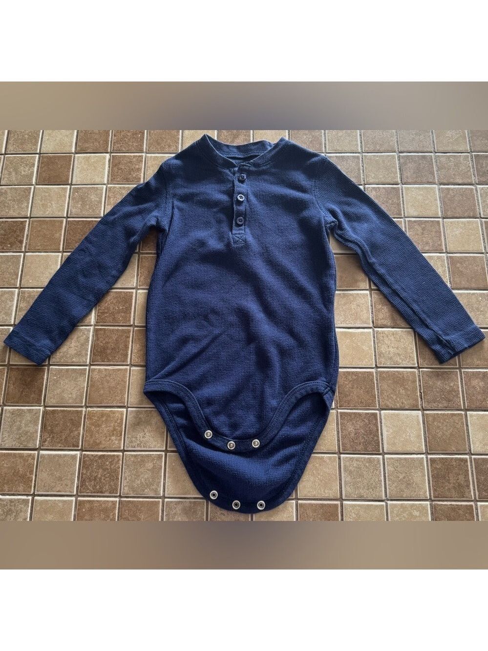 Arizona Jean Company Blue Long Sleeve Bodysuit